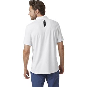 2022 Helly Hansen Mens HH Lifa Active Solen Short Sleeve Polo Shirt 49350 - White